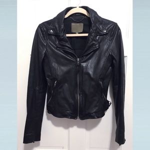 MUUBAA Lamb Leather Biker JacketSize: S, US4, UK8